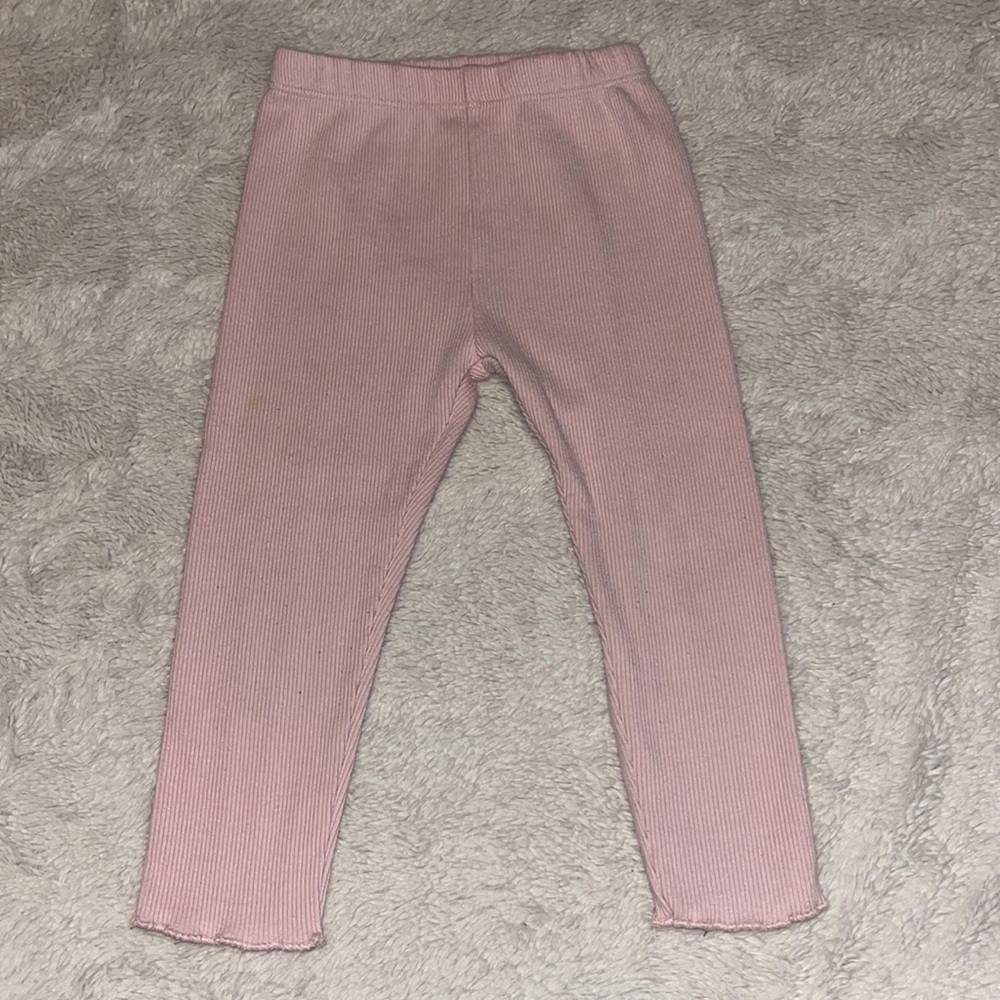 (3 for $10) PL Baby 24 month ribbed pink pants leggings